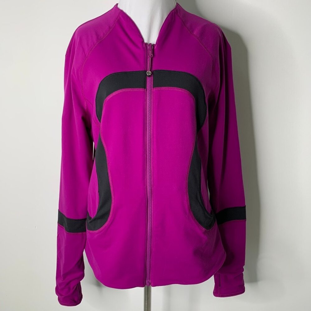 Lululemon Women's Purple Fuchsia Full Zip Jacket No Size